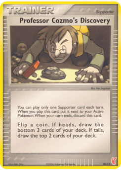 Professor Cozmo's Discovery 10/12 — EX Trainer Kit 2 Plusle