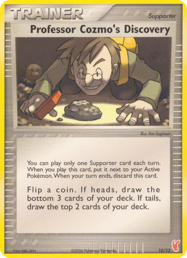 Carta Professor Cozmo's Discovery 10/12 do set EX Trainer Kit 2 Plusle — Pokémon TCG | Bynx