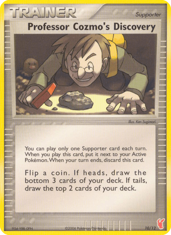 Carta Professor Cozmo's Discovery 10/12 do set EX Trainer Kit 2 Plusle — Pokémon TCG | Bynx