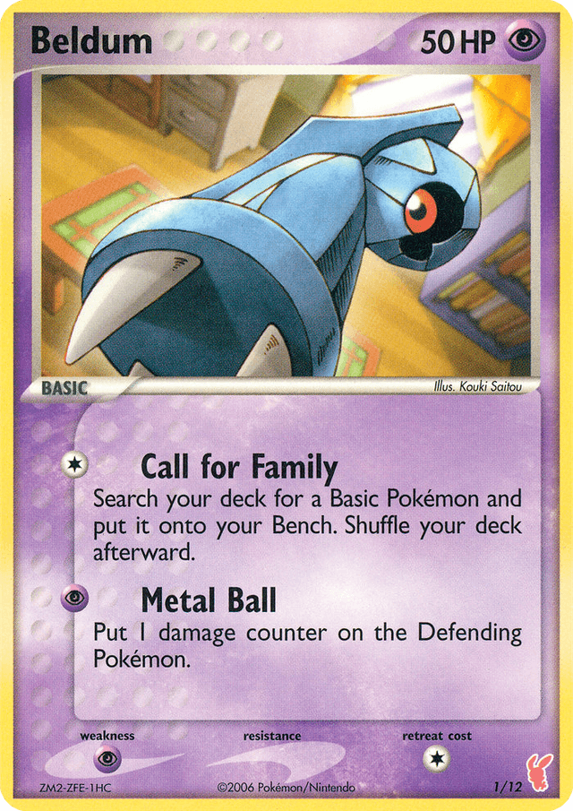 Carta Beldum 1/12 do set EX Trainer Kit 2 Plusle — Pokémon TCG | Bynx