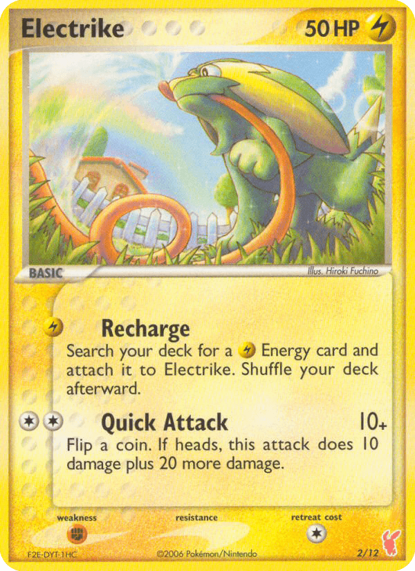 Carta Electrike 2/12 do set EX Trainer Kit 2 Plusle — Pokémon TCG | Bynx