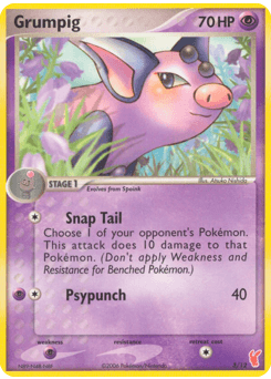Grumpig 3 — EX Trainer Kit 2 Plusle