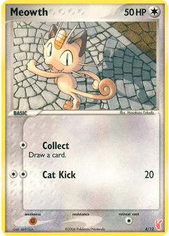 Meowth 4 — EX Trainer Kit 2 Plusle