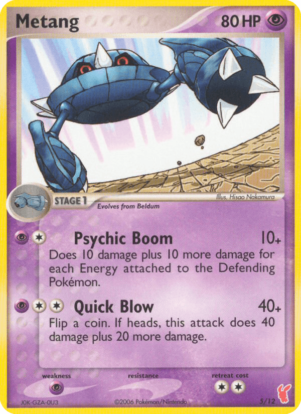 Carta Metang 5/12 do set EX Trainer Kit 2 Plusle — Pokémon TCG | Bynx