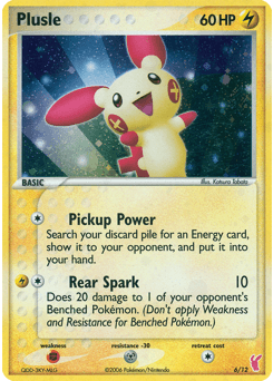 Plusle 6 — EX Trainer Kit 2 Plusle