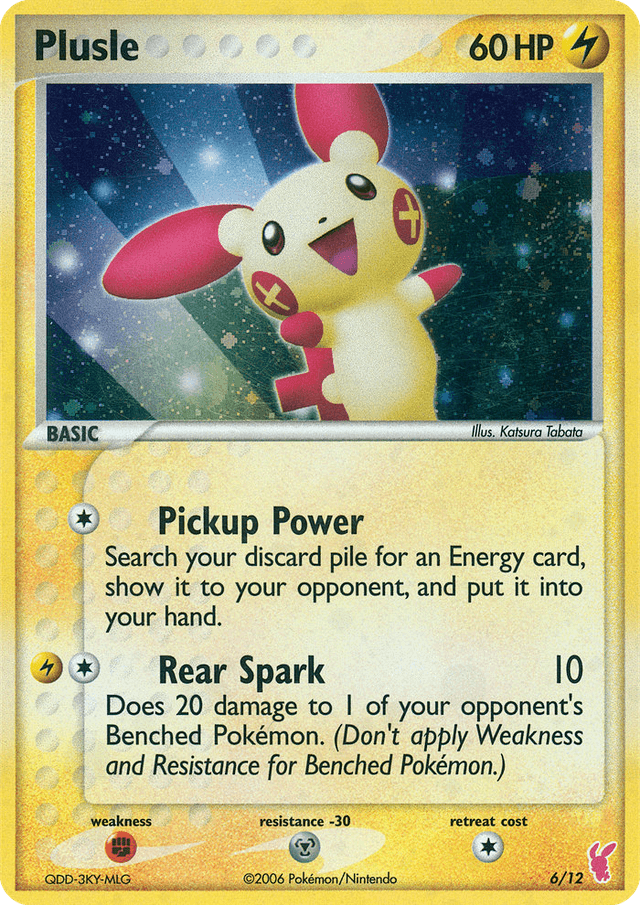Carta Plusle 6/12 do set EX Trainer Kit 2 Plusle — Pokémon TCG | Bynx