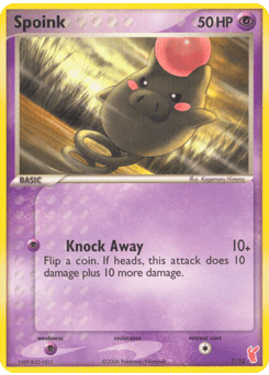 Spoink 7 — EX Trainer Kit 2 Plusle