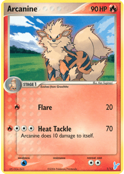 Arcanine 1 — EX Trainer Kit 2 Minun