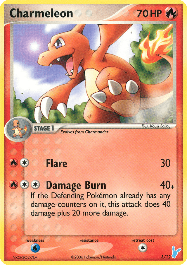 Carta Charmeleon 3/12 do set EX Trainer Kit 2 Minun — Pokémon TCG | Bynx