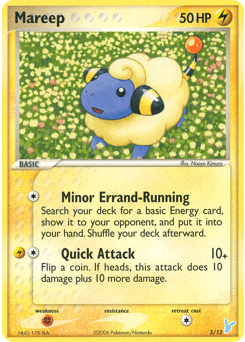 Mareep 5 — EX Trainer Kit 2 Minun