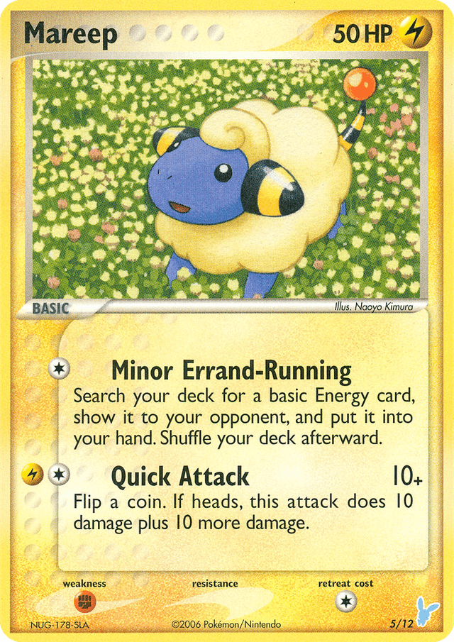 Carta Mareep 5/12 do set EX Trainer Kit 2 Minun — Pokémon TCG | Bynx