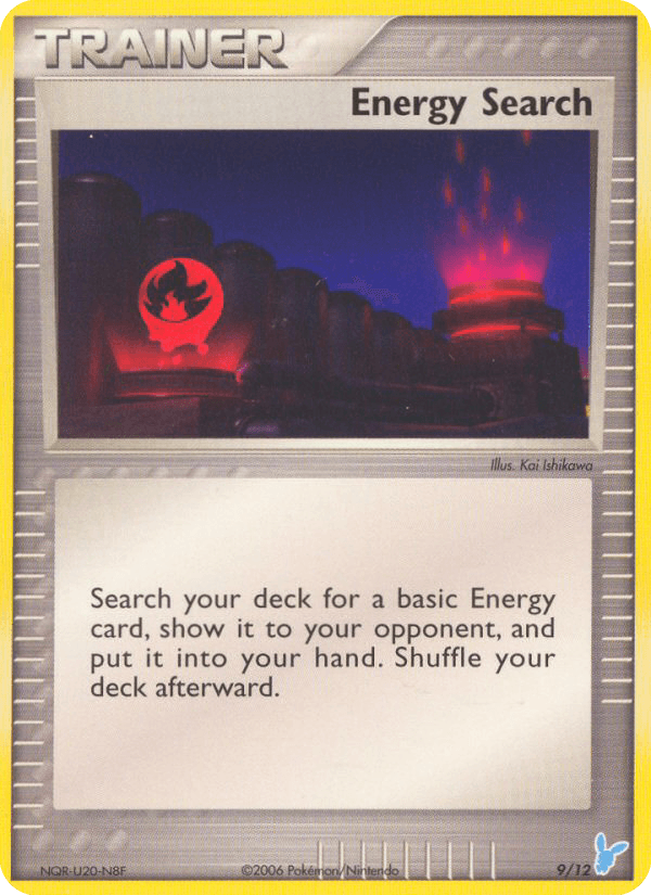 Carta Energy Search 9/12 do set EX Trainer Kit 2 Minun — Pokémon TCG | Bynx