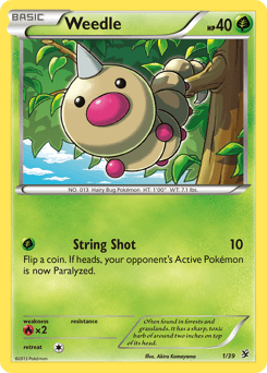Weedle 1 — Kalos Starter Set