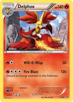Delphox 10 — Kalos Starter Set