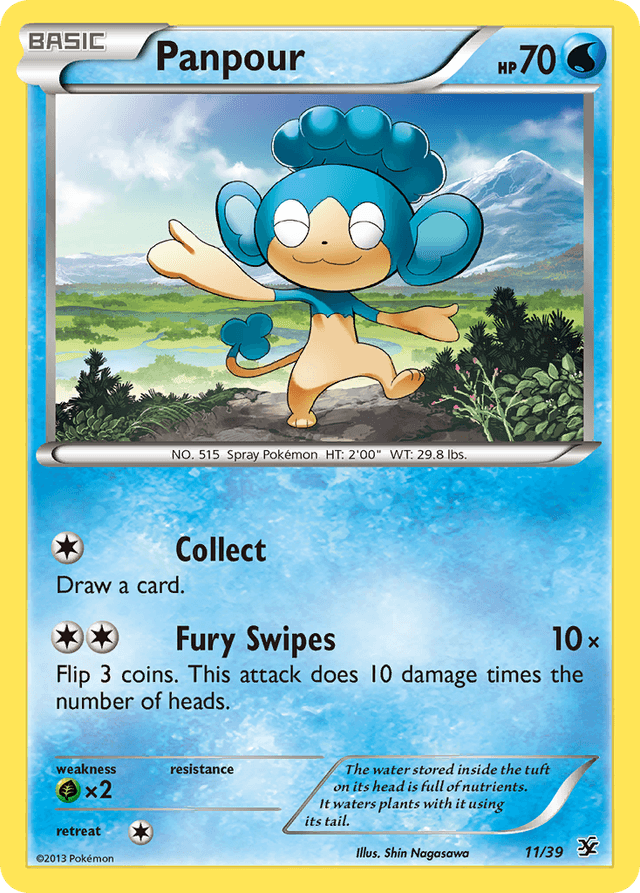 Carta Panpour 11/39 do set Kalos Starter Set — Pokémon TCG | Bynx