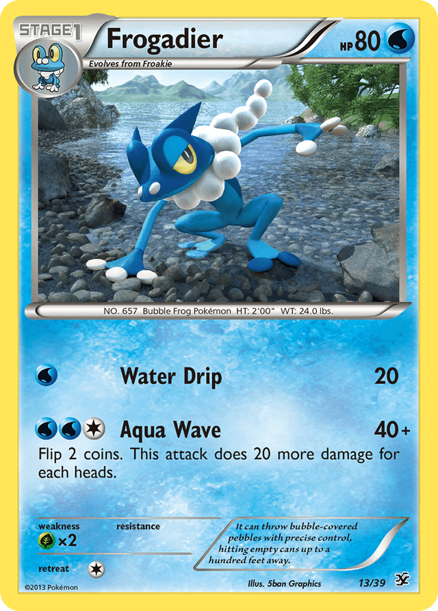Carta Frogadier 13/39 do set Kalos Starter Set — Pokémon TCG | Bynx
