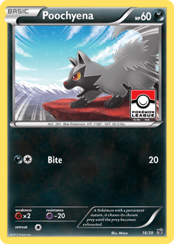 Poochyena 16 — Kalos Starter Set