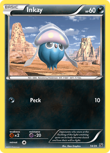 Carta Inkay 18/39 do set Kalos Starter Set — Pokémon TCG | Bynx