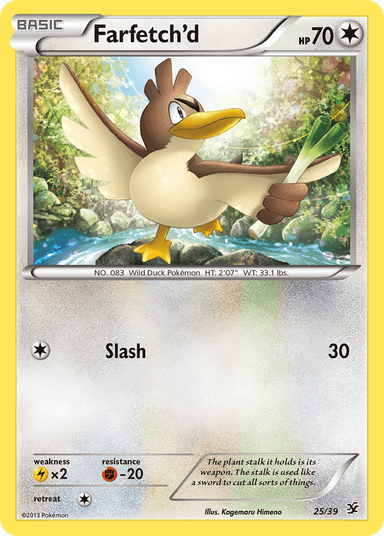 Carta Farfetch'd 25/39 do set Kalos Starter Set — Pokémon TCG | Bynx