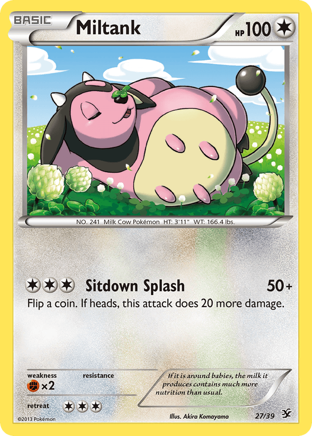 Carta Miltank 27/39 do set Kalos Starter Set — Pokémon TCG | Bynx