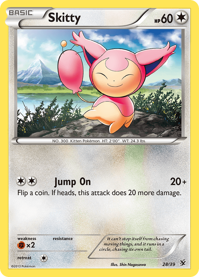 Carta Skitty 28/39 do set Kalos Starter Set — Pokémon TCG | Bynx