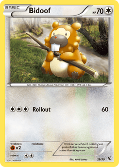 Bidoof 29 — Kalos Starter Set