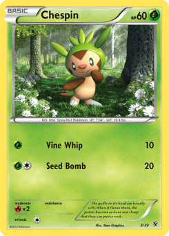 Chespin 3 — Kalos Starter Set