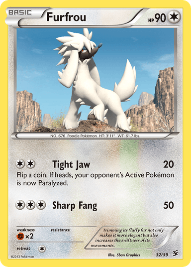 Carta Furfrou 32/39 do set Kalos Starter Set — Pokémon TCG | Bynx