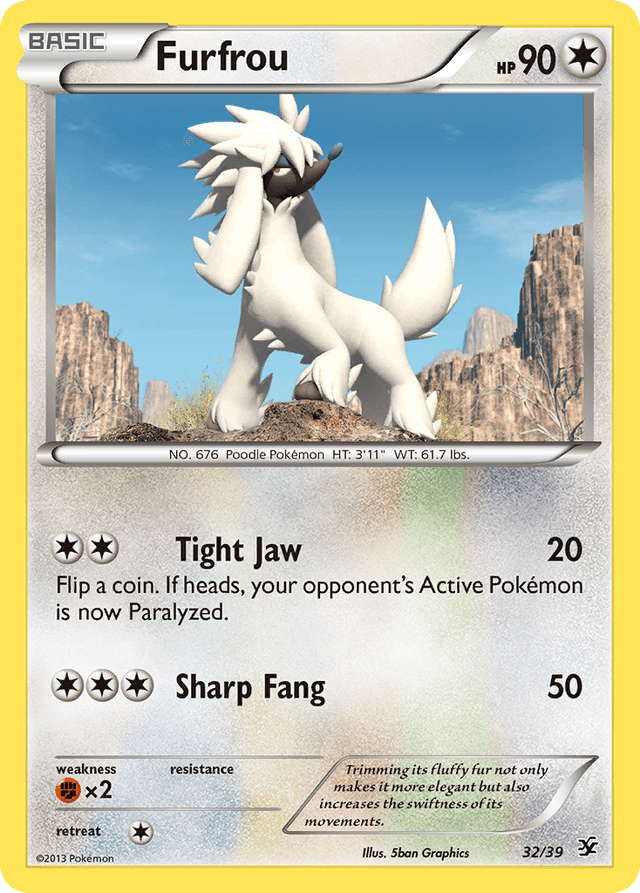 Carta Furfrou 32/39 do set Kalos Starter Set — Pokémon TCG | Bynx