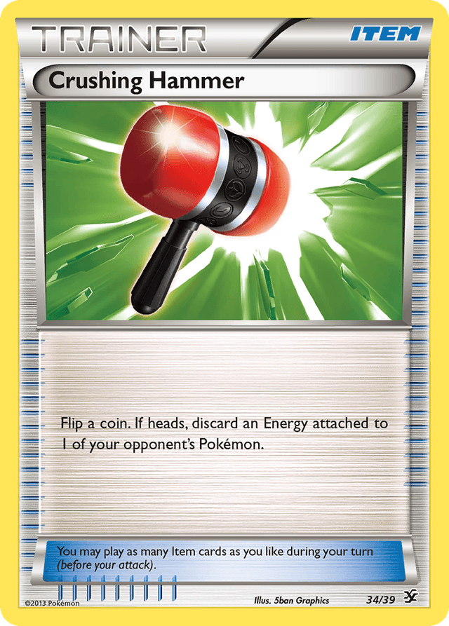 Carta Crushing Hammer 34/39 do set Kalos Starter Set — Pokémon TCG | Bynx