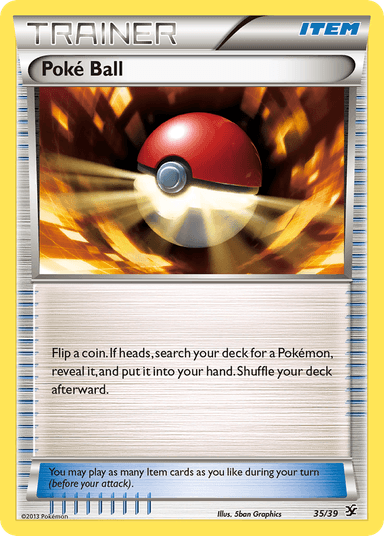 Carta Poké Ball 35/39 do set Kalos Starter Set — Pokémon TCG | Bynx