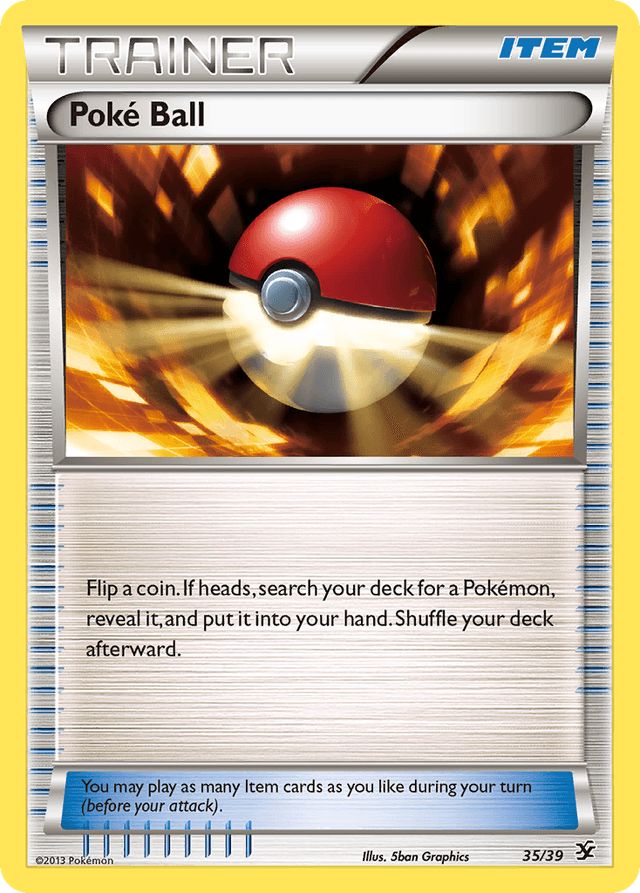 Carta Poké Ball 35/39 do set Kalos Starter Set — Pokémon TCG | Bynx