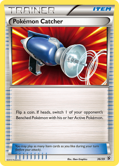 Carta Pokémon Catcher 36/39 do set Kalos Starter Set — Pokémon TCG | Bynx