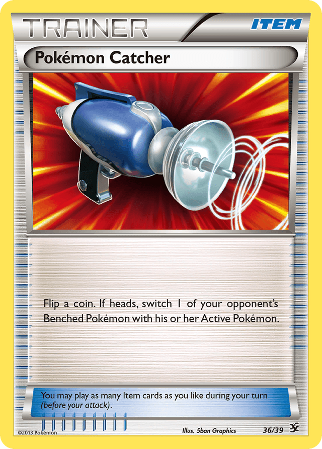 Carta Pokémon Catcher 36/39 do set Kalos Starter Set — Pokémon TCG | Bynx