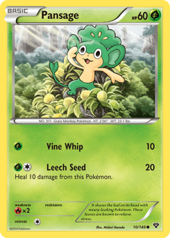 Pansage 10/146 — XY