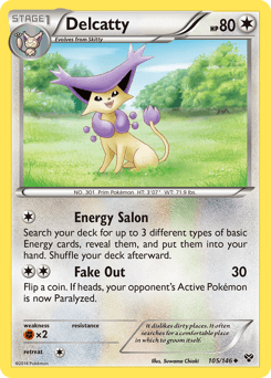 Delcatty 105/146 — XY