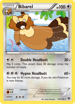 Bibarel 107/146 — XY