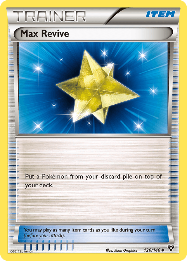 Carta Max Revive 120/146 do set XY — Pokémon TCG | Bynx