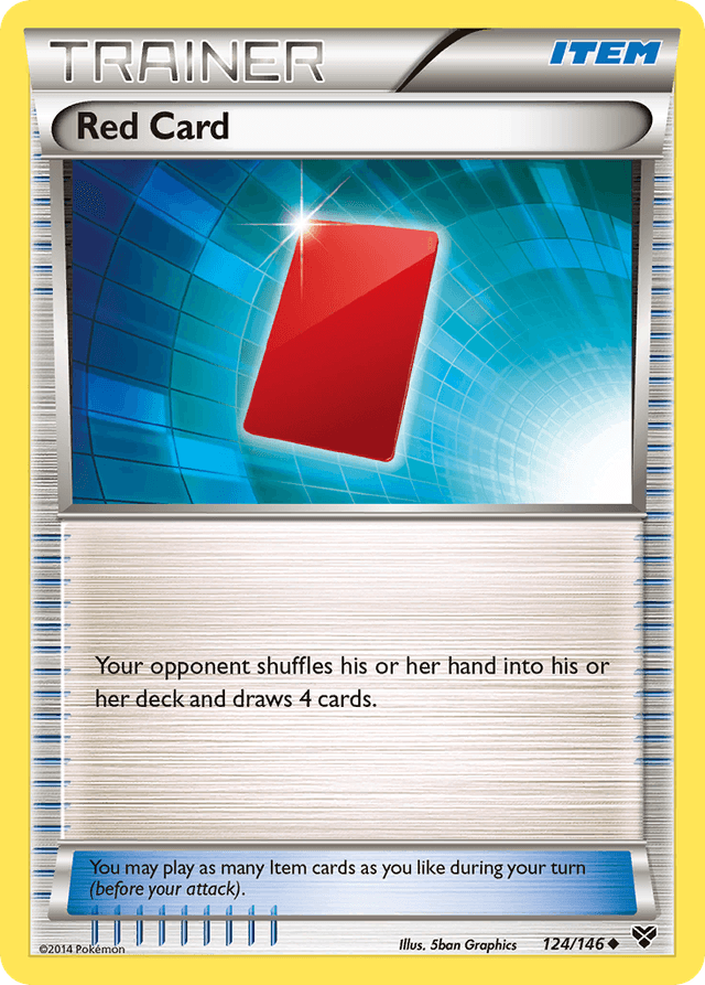Carta Red Card 124/146 do set XY — Pokémon TCG | Bynx