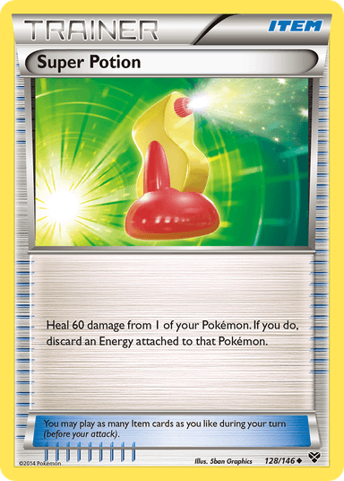Carta Super Potion 128/146 do set XY — Pokémon TCG | Bynx