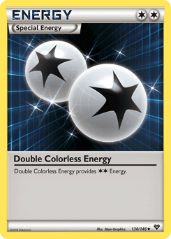 Double Colorless Energy 130/146 — XY