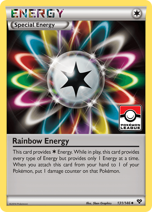 Carta Rainbow Energy 131/146 do set XY — Pokémon TCG | Bynx