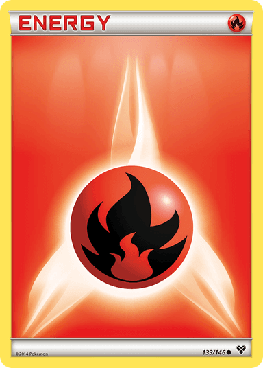 Carta Fire Energy 133/146 do set XY — Pokémon TCG | Bynx