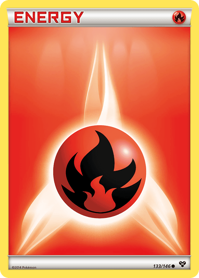 Carta Fire Energy 133/146 do set XY — Pokémon TCG | Bynx
