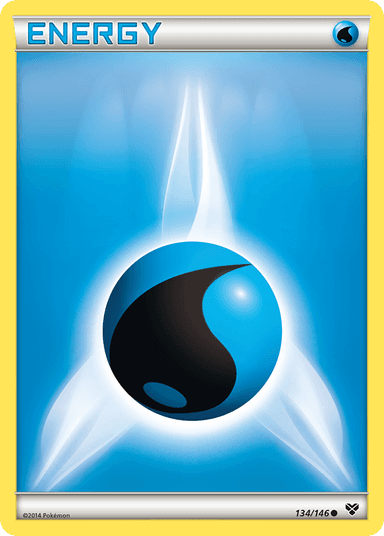 Carta Water Energy 134/146 do set XY — Pokémon TCG | Bynx