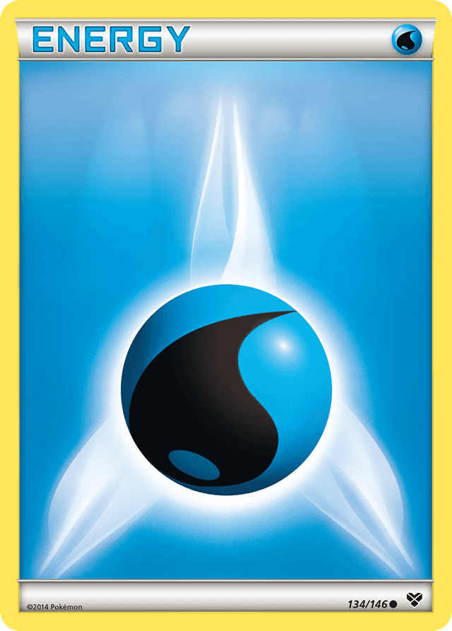 Carta Water Energy 134/146 do set XY — Pokémon TCG | Bynx