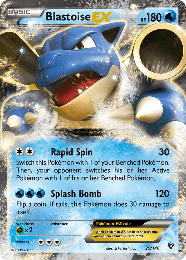 Carta Blastoise-EX 29/146 do set XY — Pokémon TCG | Bynx