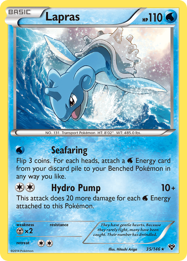 Carta Lapras 35/146 do set XY — Pokémon TCG | Bynx