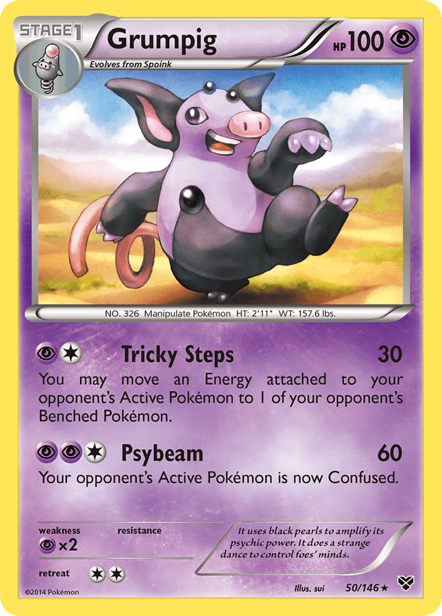 Carta Grumpig 50/146 do set XY — Pokémon TCG | Bynx
