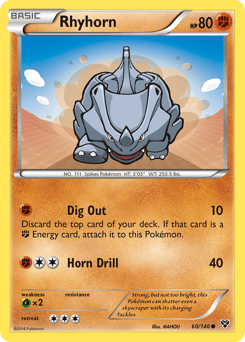 Rhyhorn 60 — XY